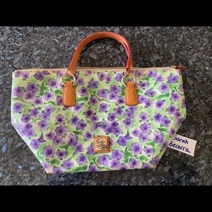 Used Dooney Bourke Floral Coated Canvas Tote